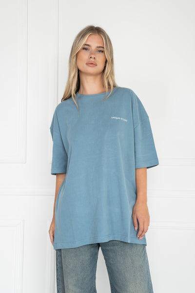 Classic Tee - Blue – UNIQUE KISSED