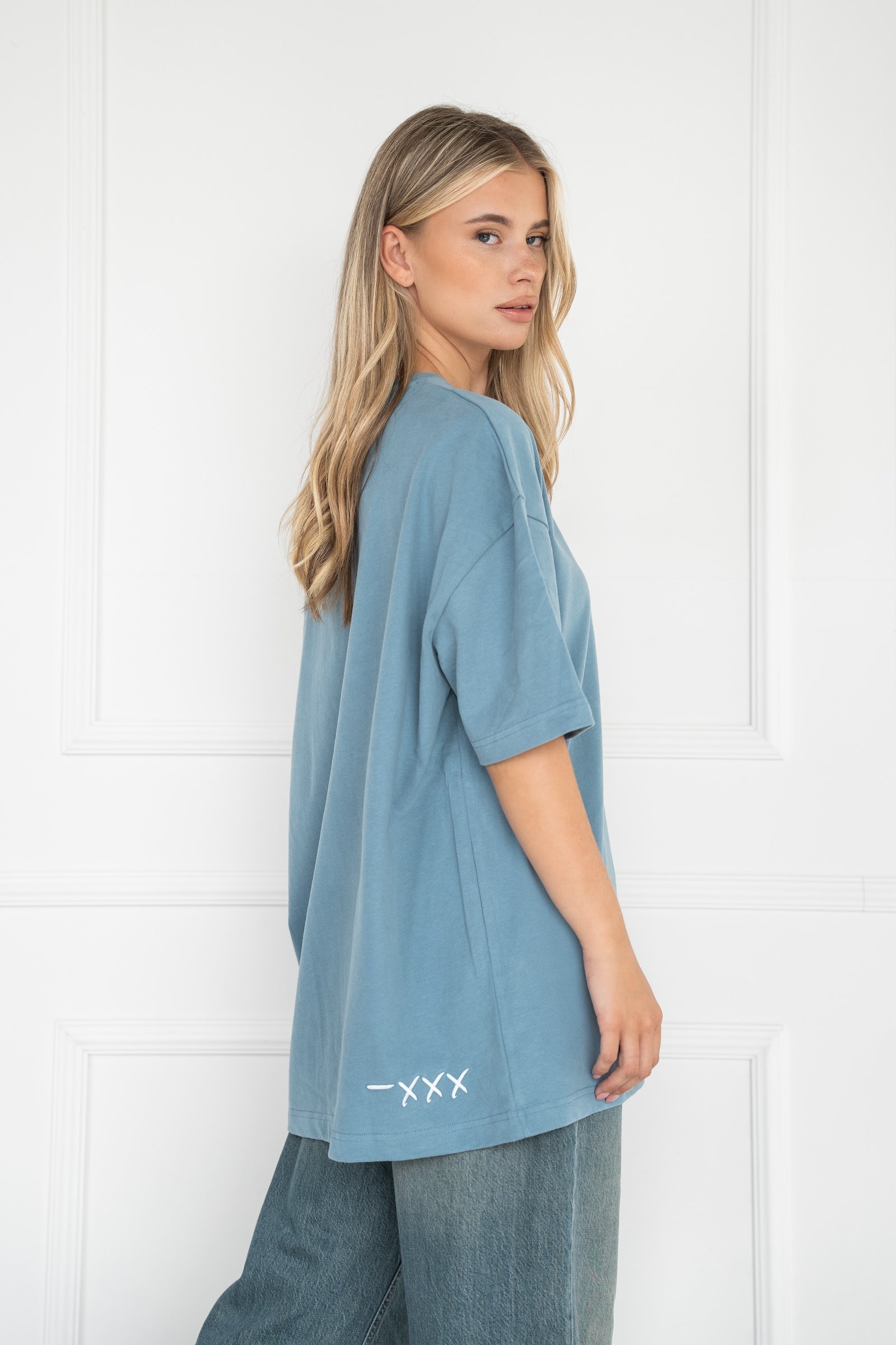 Classic Tee - Blue – UNIQUE KISSED