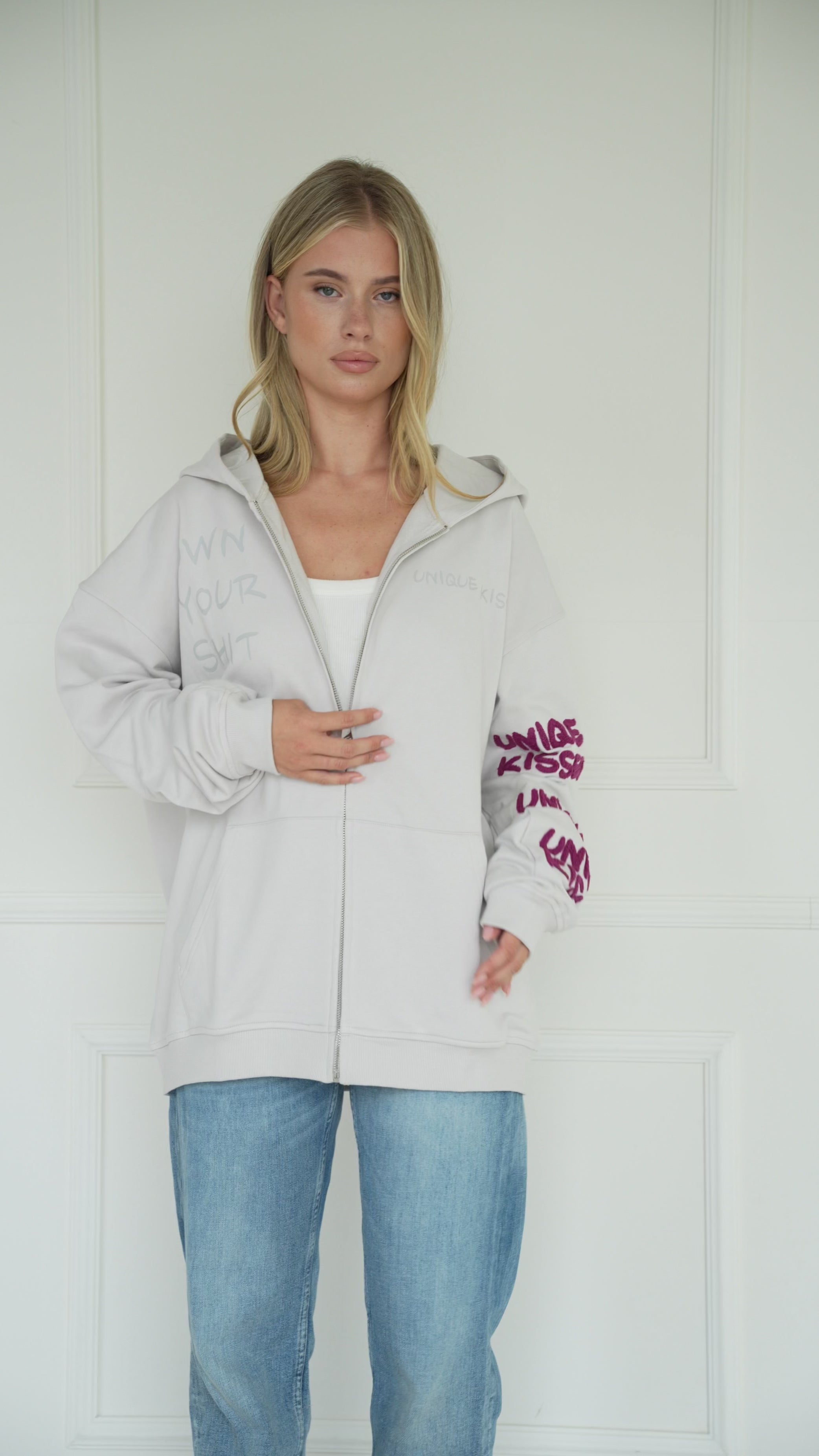 Full Zip-Up Hoodie